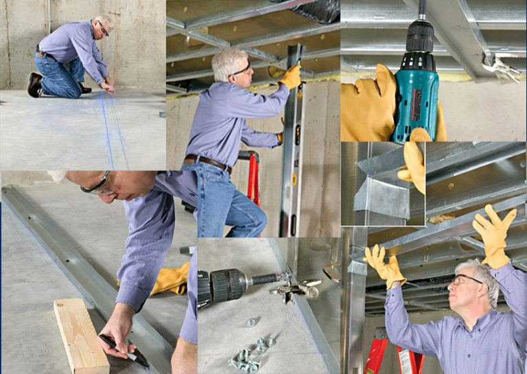 How To Frame A Basement With Steel Studs Dass Metal