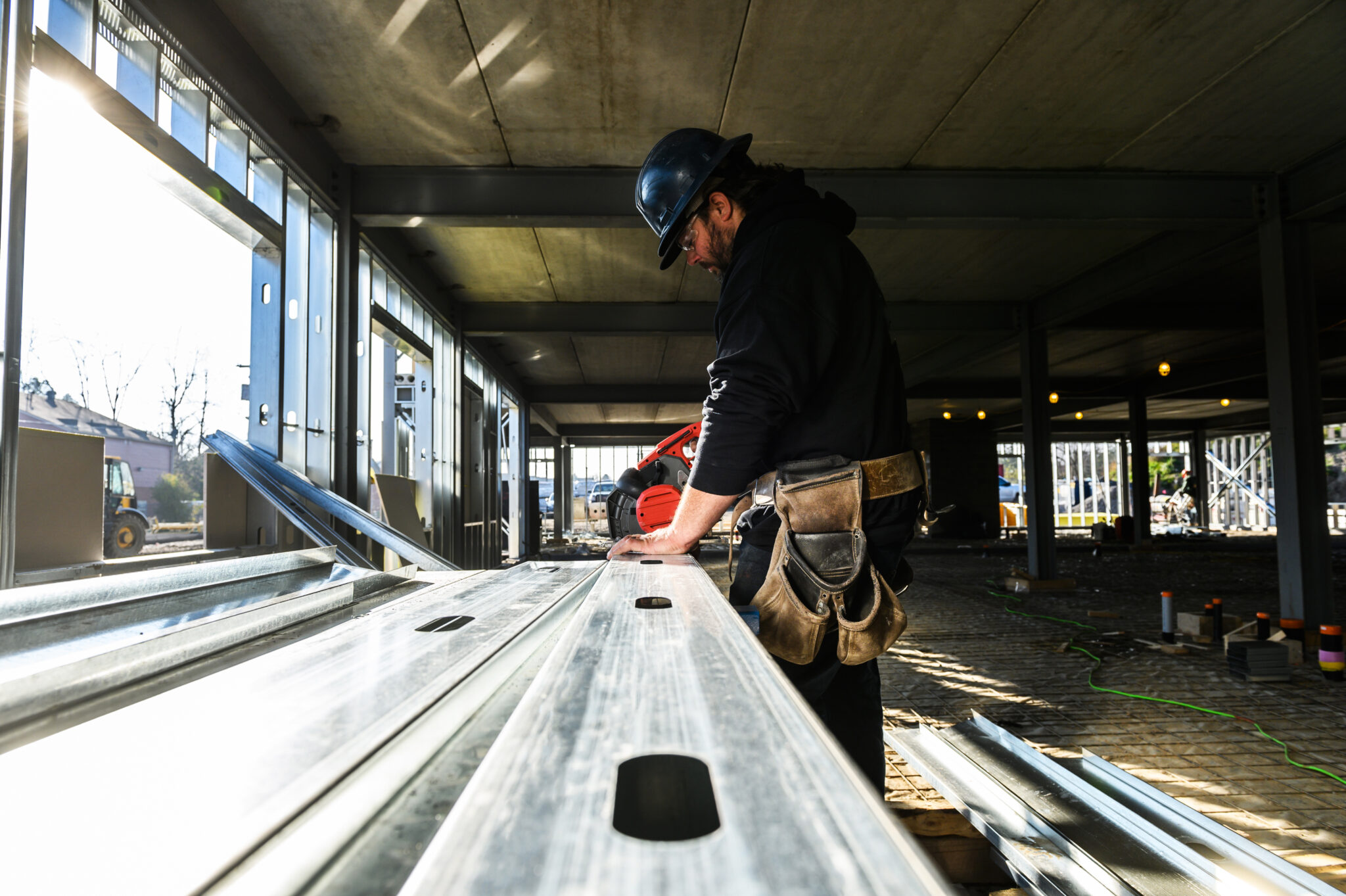 Sheet metal and custom profiles at Dass production plant